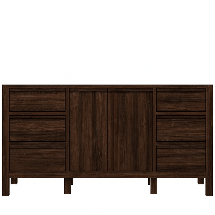 Elizabeth Teak Wood 72 in. W x 22 in. D Single Sink Bathroom Vanity - photo 34