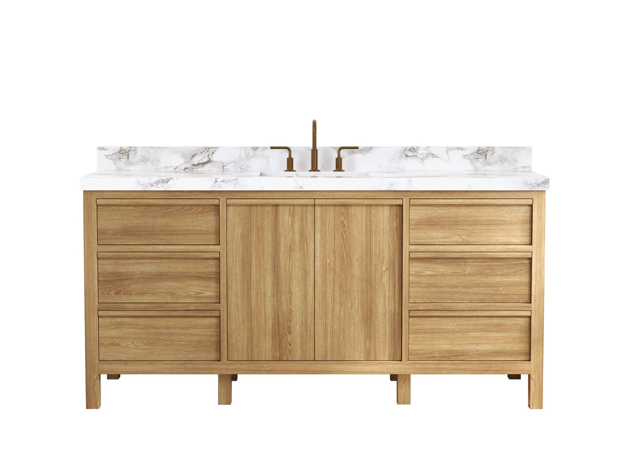 Elizabeth Teak Wood 72 in. W x 22 in. D Single Sink Bathroom Vanity - Willow Bath and Vanity