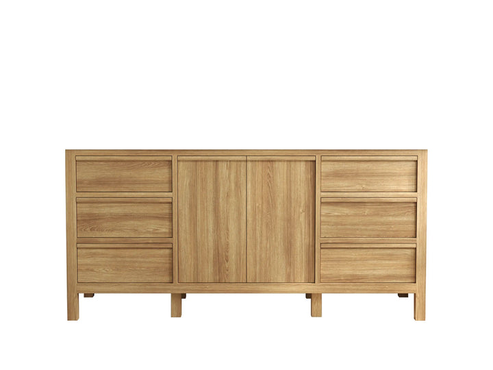 Elizabeth Teak Wood 72 in. W x 22 in. D Single Sink Bathroom Vanity - photo 6