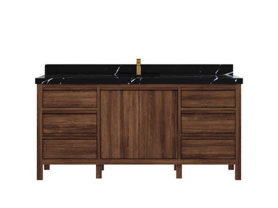 Elizabeth Teak Wood 72 in. W x 22 in. D Single Sink Bathroom Vanity - Willow Bath and Vanity