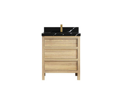 Elizabeth White Oak 30 in. W x 22 in. D Single Sink Bathroom Vanity - Willow Bath and Vanity