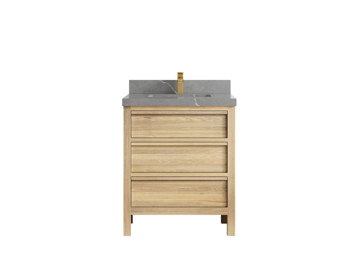 Elizabeth White Oak 30 in. W x 22 in. D Single Sink Bathroom Vanity - photo 35