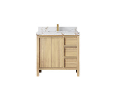 Elizabeth White Oak 36 in. W x 22 in. D Center Sink Bathroom Vanity - photo 43