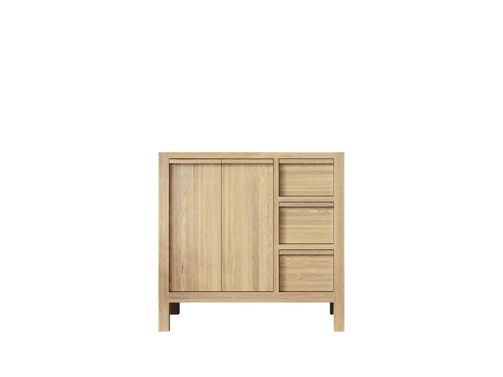 Elizabeth White Oak 36 in. W x 22 in. D Center Sink Bathroom Vanity - photo 50