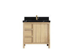 Elizabeth White Oak 36 in. W x 22 in. D Center Sink Bathroom Vanity - photo 12