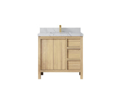 Elizabeth White Oak 36 in. W x 22 in. D Center Sink Bathroom Vanity - photo 47