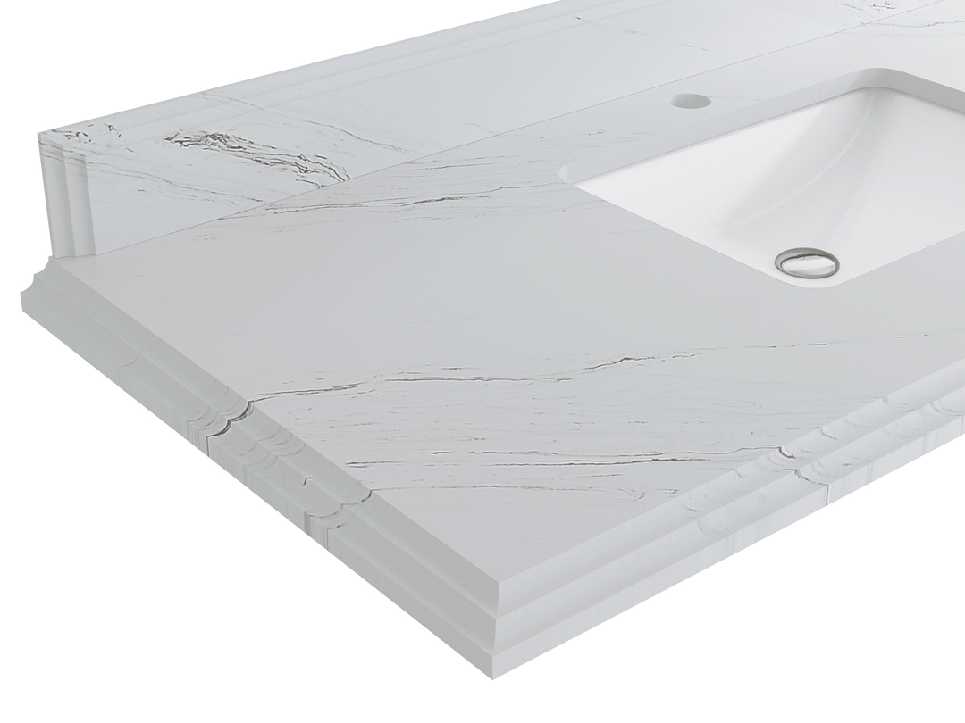 Elizabeth White Oak 36 in. W x 22 in. D Center Sink Bathroom Vanity - Willow Bath and Vanity