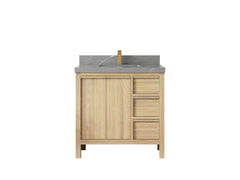 Elizabeth White Oak 36 in. W x 22 in. D Center Sink Bathroom Vanity - photo 39
