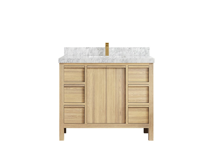 Elizabeth White Oak 42 in. W x 22 in. D Single Sink Bathroom Vanity - photo 25
