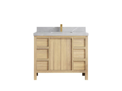 Elizabeth White Oak 42 in. W x 22 in. D Single Sink Bathroom Vanity - photo 37