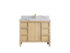 Elizabeth White Oak 42 in. W x 22 in. D Single Sink Bathroom Vanity - photo 15