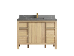 Elizabeth White Oak 48 in. W x 22 in. D Single Sink Bathroom Vanity - photo 36