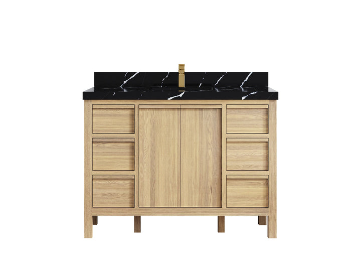 Elizabeth White Oak 48 in. W x 22 in. D Single Sink Bathroom Vanity - photo 10