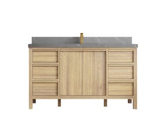Elizabeth White Oak 60 in. W x 22 in. D Single Sink Bathroom Vanity - photo 39