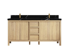Elizabeth White Oak 72 in. W x 22 in. D Double Sink Bathroom Vanity - photo 33