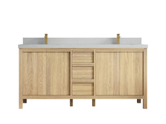 Elizabeth White Oak 72 in. W x 22 in. D Double Sink Bathroom Vanity - photo 25