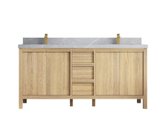 Elizabeth White Oak 72 in. W x 22 in. D Double Sink Bathroom Vanity - photo 27