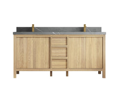 Elizabeth White Oak 72 in. W x 22 in. D Double Sink Bathroom Vanity - photo 29