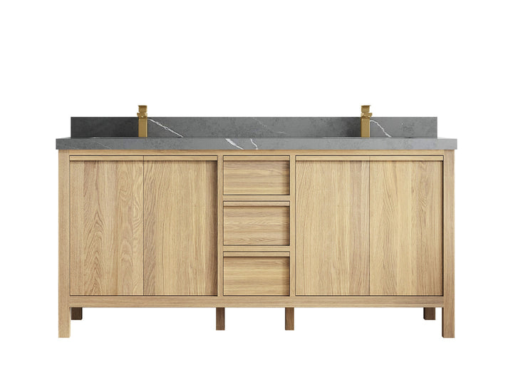Elizabeth White Oak 72 in. W x 22 in. D Double Sink Bathroom Vanity - photo 29