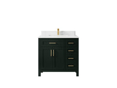 Cambridge 36 in. W x 22 in. D Single Center Sink Bathroom Vanity - photo 25