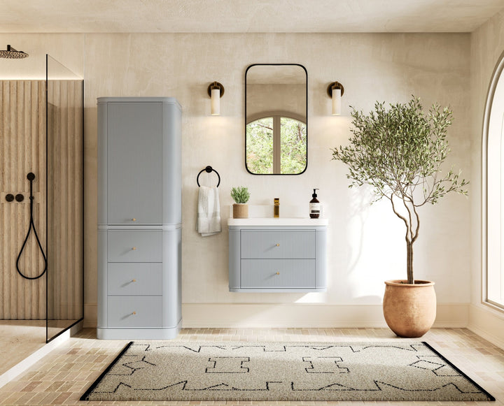 Hampton Floating 30 in. W x 22 in. D Single Sink Bathroom Vanity - photo 4