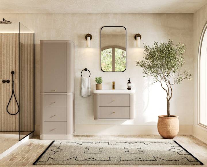 Hampton Floating 30 in. W x 22 in. D Single Sink Bathroom Vanity - photo 4