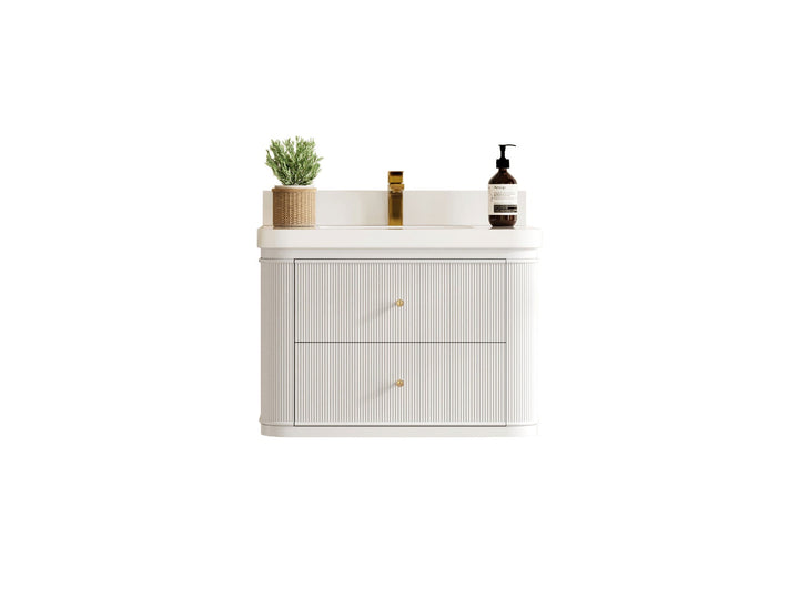 Hampton Floating 30 in. W x 22 in. D Single Sink Bathroom Vanity - photo 1