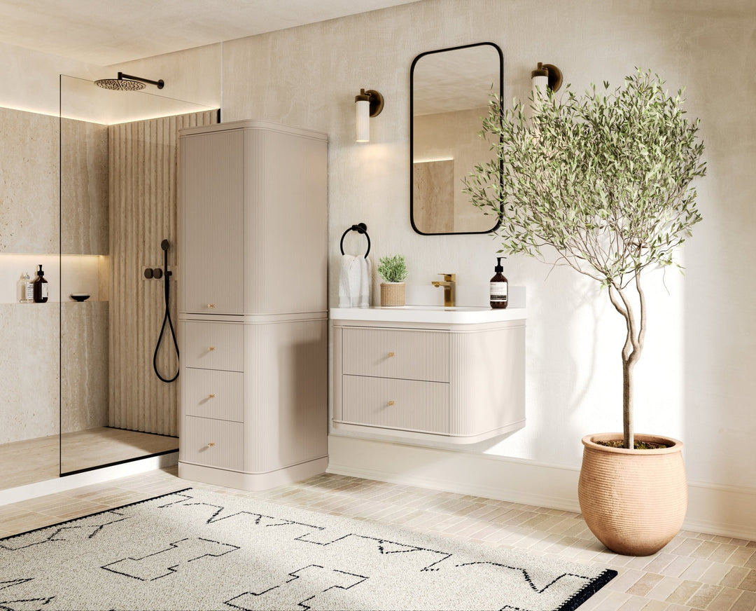 Hampton Floating 30 in. W x 22 in. D Single Sink Bathroom Vanity - Willow Bath and Vanity