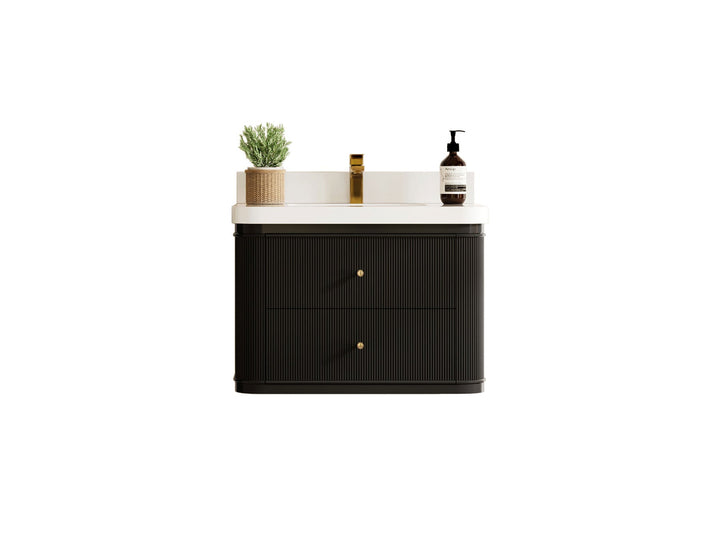Hampton Floating 30 in. W x 22 in. D Single Sink Bathroom Vanity - photo 1