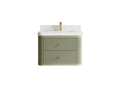 Hampton Floating 30 in. W x 22 in. D Single Sink Bathroom Vanity - photo 6