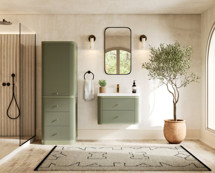 Hampton Floating 30 in. W x 22 in. D Single Sink Bathroom Vanity - photo 1