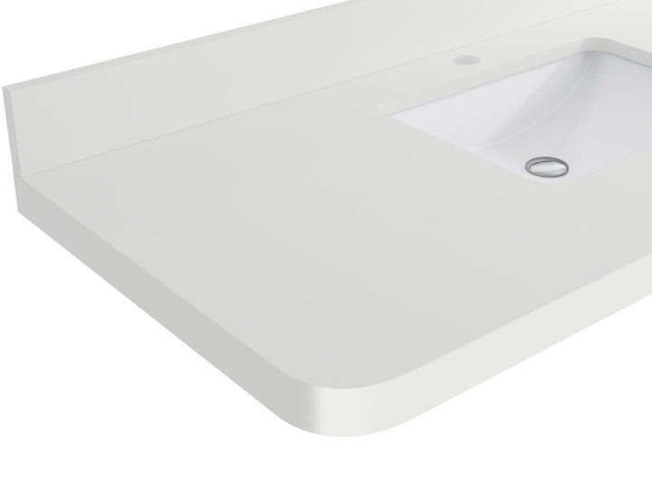 Hampton Floating 30 in. W x 22 in. D Single Sink Bathroom Vanity - photo 7