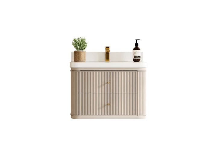 Hampton Floating 30 in. W x 22 in. D Single Sink Bathroom Vanity - photo 1