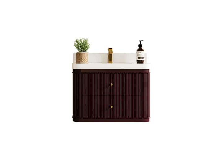 Hampton Floating 30 in. W x 22 in. D Single Sink Bathroom Vanity - photo 1