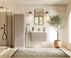 Hampton Floating 36 in. W x 22 in. D Center Sink Bathroom Vanity - photo 4