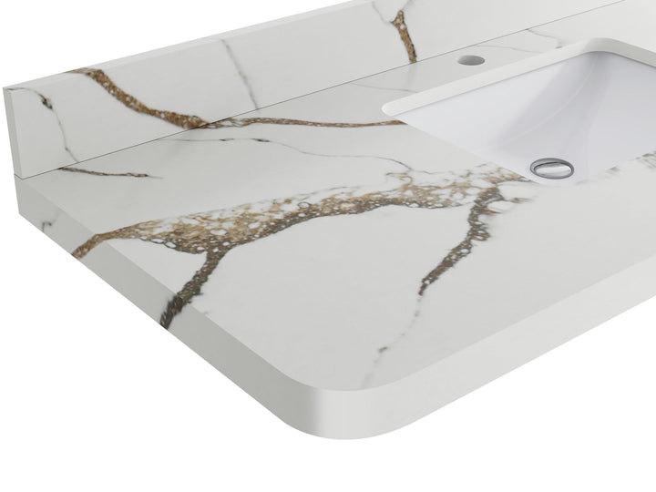 Hampton Floating 36 in. W x 22 in. D Center Sink Bathroom Vanity - photo 15