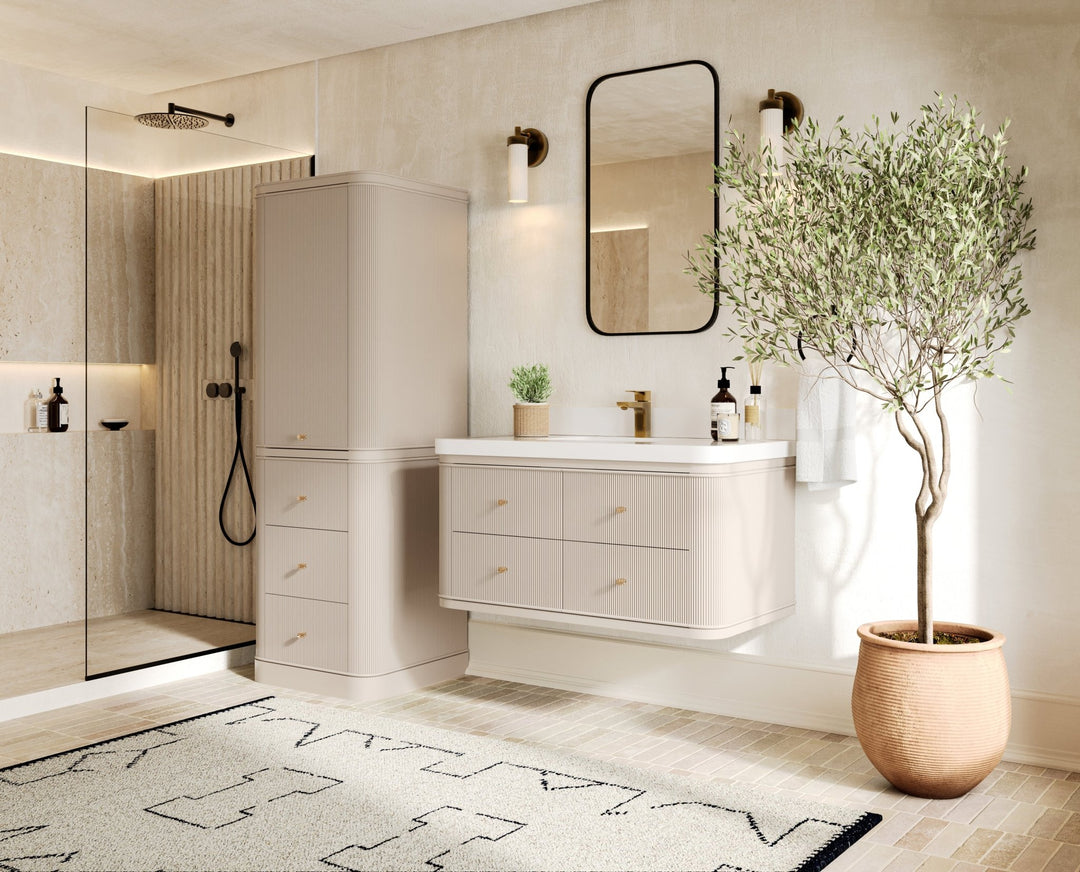 Hampton Floating 42 in. W x 22 in. D Single Sink Bathroom Vanity - Willow Bath and Vanity