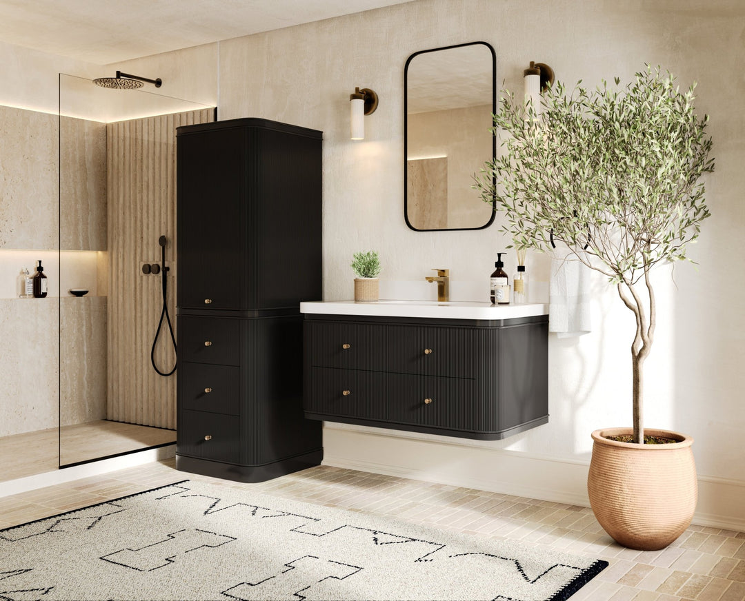 Hampton Floating 42 in. W x 22 in. D Single Sink Bathroom Vanity - Willow Bath and Vanity