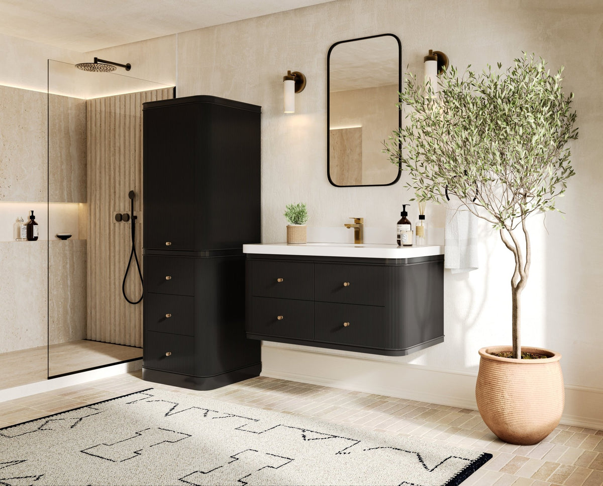 Hampton Floating 42 in. W x 22 in. D Single Sink Bathroom Vanity - Willow Bath and Vanity