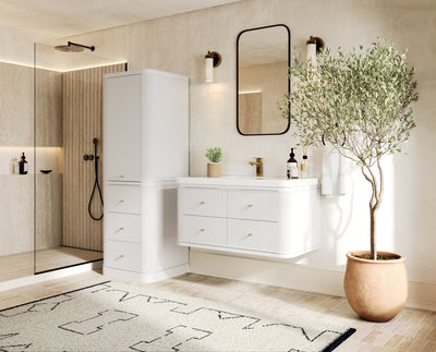 Hampton Floating 42 in. W x 22 in. D Single Sink Bathroom Vanity - Willow Bath and Vanity