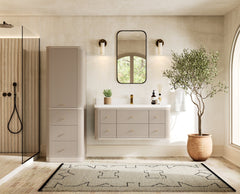 Hampton Floating 48 in. W x 22 in. D Single Sink Bathroom Vanity - photo 4