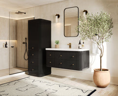 Hampton Floating 48 in. W x 22 in. D Single Sink Bathroom Vanity - photo 2