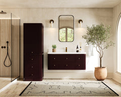 Hampton Floating 48 in. W x 22 in. D Single Sink Bathroom Vanity - photo 4
