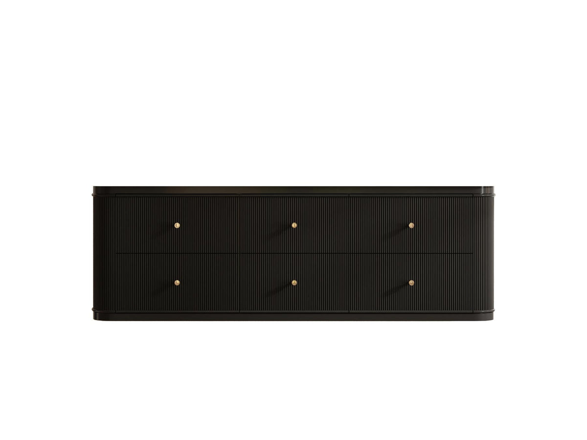 Hampton Floating 60 in. W x 22 in. D Double Sink Bathroom Vanity - Willow Bath and Vanity