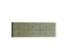 Hampton Floating 60 in. W x 22 in. D Double Sink Bathroom Vanity - photo 6