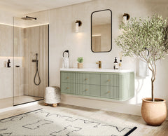 Hampton Floating 60 in. W x 22 in. D Single Sink Bathroom Vanity - photo 2