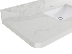 Hampton Floating 84 in. W x 22 in. D Double Sink Bathroom Vanity - photo 11