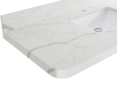Hampton Floating 84 in. W x 22 in. D Double Sink Bathroom Vanity - photo 8
