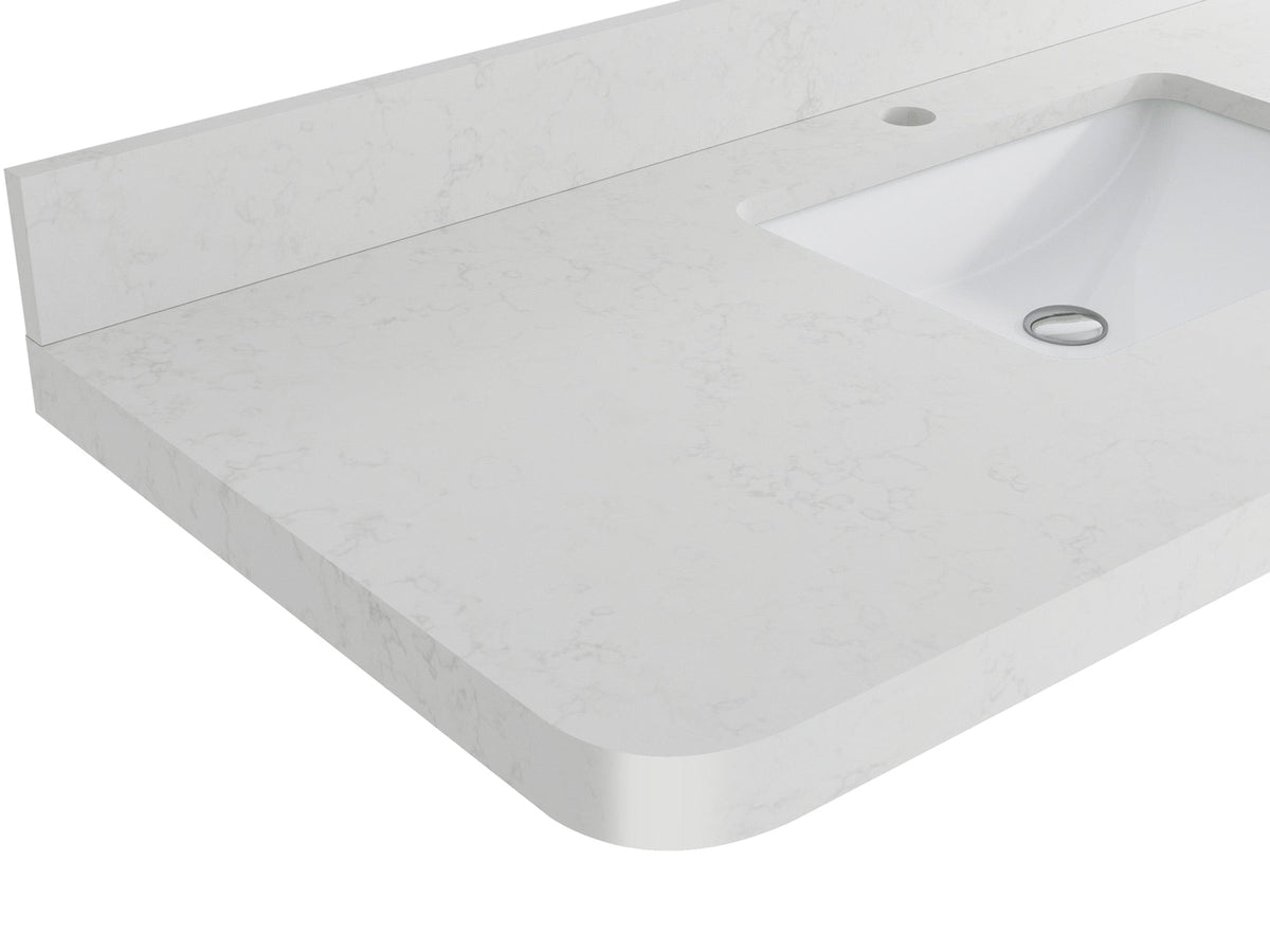 Hampton Floating 84 in. W x 22 in. D Double Sink Bathroom Vanity - Willow Bath and Vanity