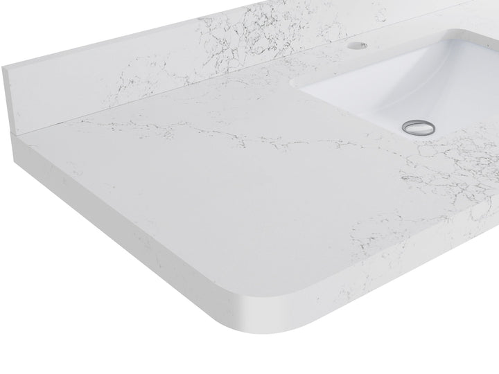 Hampton Floating 84 in. W x 22 in. D Double Sink Bathroom Vanity - photo 13
